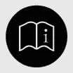 Instructional icon: Read all battery safety and handling labels before servicing the Kia K4