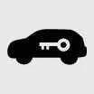 Smart key not detected warning icon on Kia K4 instrument cluster