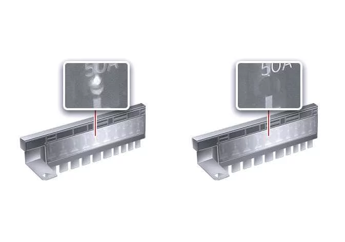 Multi-fuse assembly used for protecting main circuits in the Kia K4