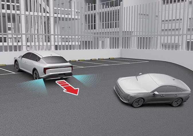 Kia K4 cruise control vehicle detection capability